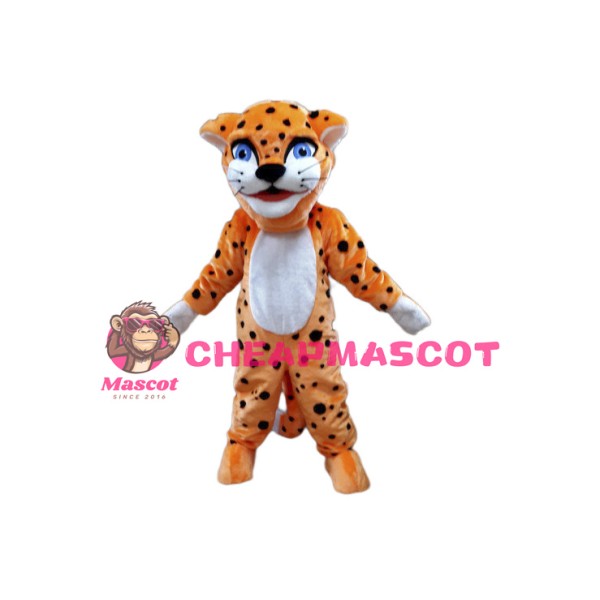Friendly Lightweight Leopard Mascot Costume