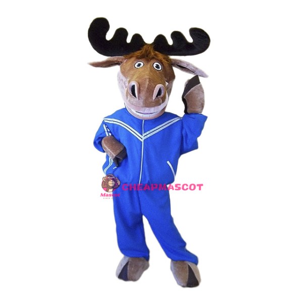 Sport Elk Mascot Costume 