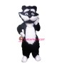 White & Black Animal Cat Mascot Costume