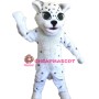 Happy Lightweight Snow Leopard Mascot Costume