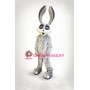 Smiling Bunny Mascot Costume