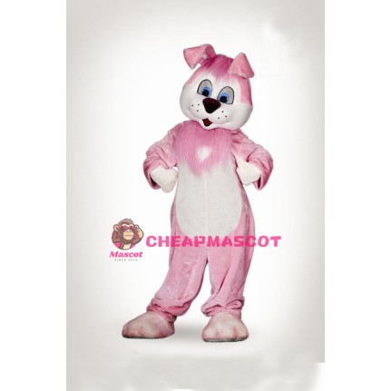 Cute Pink Rabbit Mascot Costume