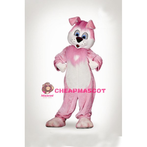 Cute Pink Rabbit Mascot Costume