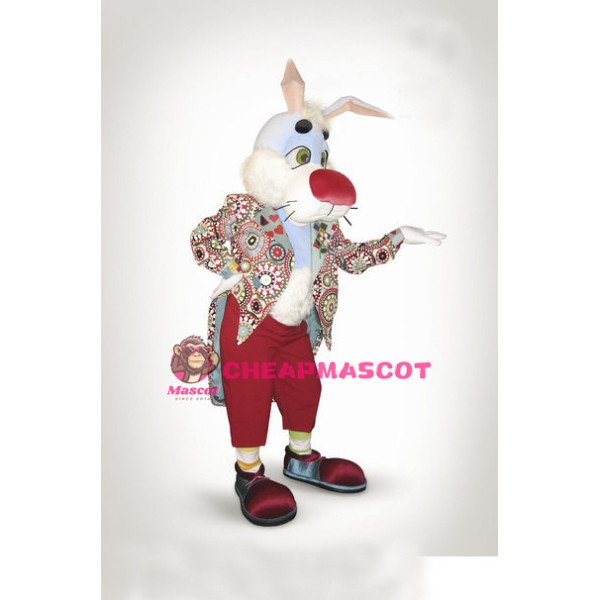 Gent Rabbit Mascot Costume