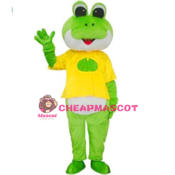 New Cartoon Frog Mascot Costume