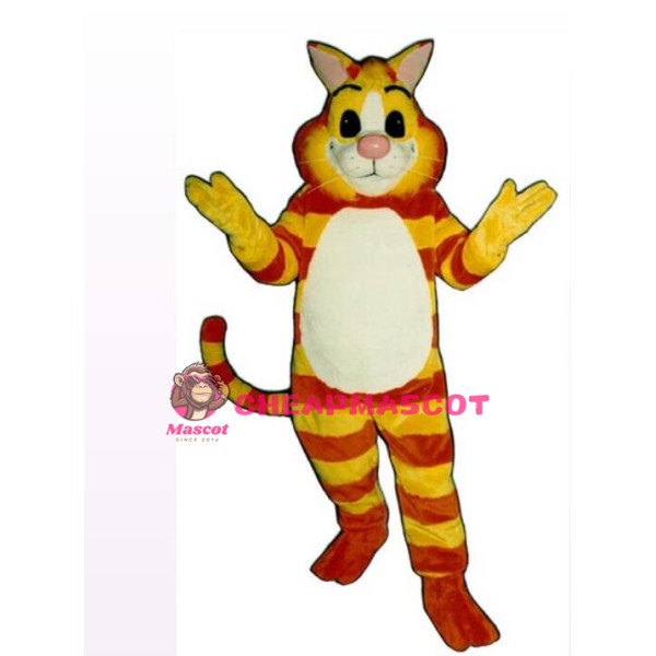 Friendly Cheshire Cat Mascot Costume