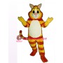 Friendly Cheshire Cat Mascot Costume
