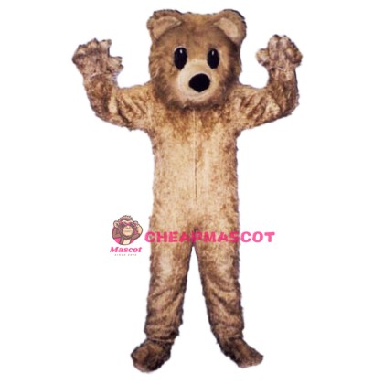Friendly Furry Bear Mascot Costume