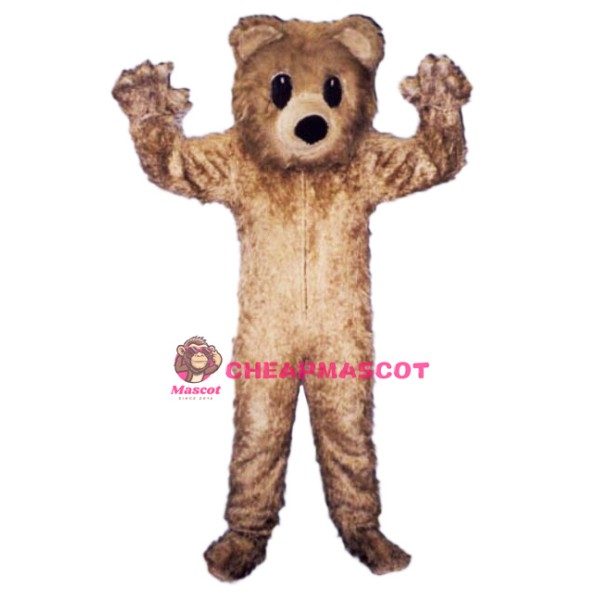 Friendly Furry Bear Mascot Costume