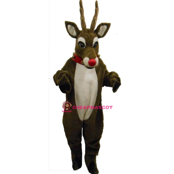 Deluxe Rudolph Reindeer Mascot Costume