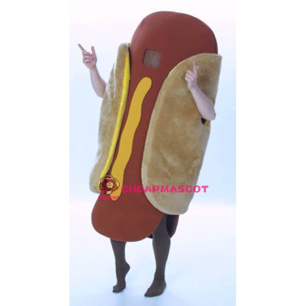 Hot Dog Mascot Costume
