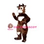 Friendly Cow Mascot Costume