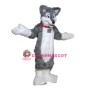 Grey Lightweight Husky Dog Mascot Costume