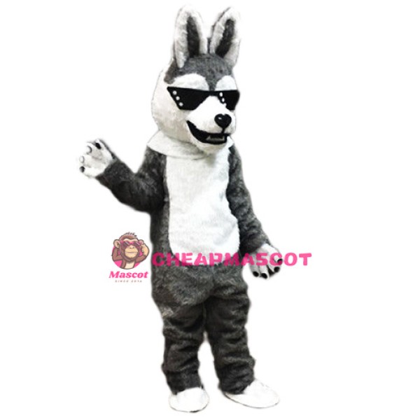 Cool Husky Dog Mascot Costume