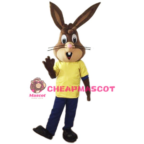Friendly Lightweight Rabbit Mascot Costume