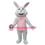 Easter White Rabbit Bunny Mascot Costume