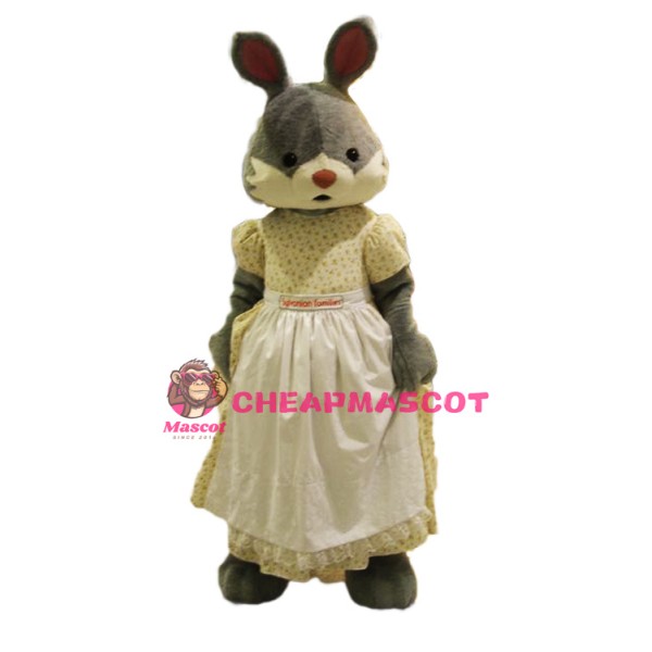 Lady Rabbit Mascot Costume