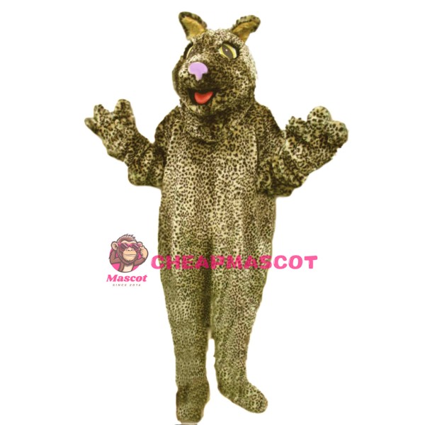 Jaguar Leopard Mascot Costume