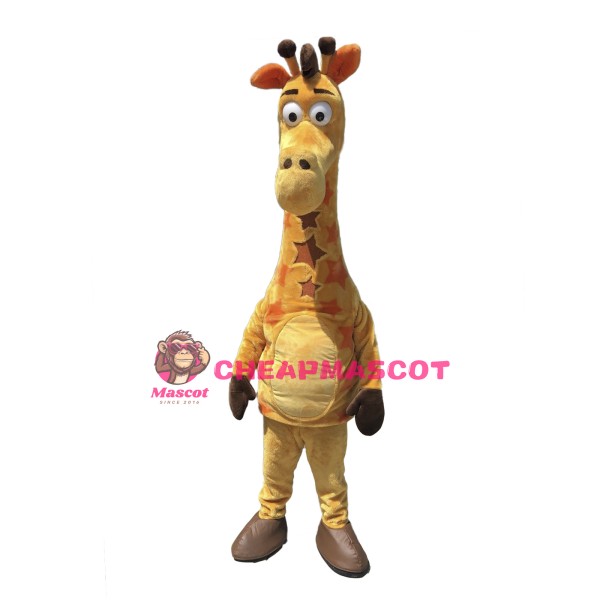 Halloween Giraffe Mascot Costume
