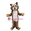 Friendly Lightweight Bobcat Mascot Costume