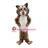 Friendly Lightweight Bobcat Mascot Costume