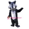 Plush Wolf Mascot Costume