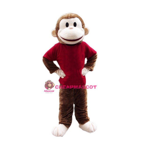 Happy Lightweight Monkey Mascot Costume