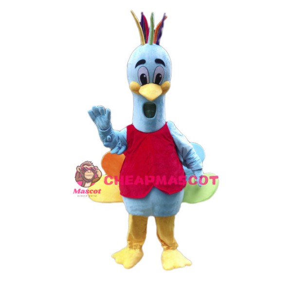 Peacock Mascot Costume