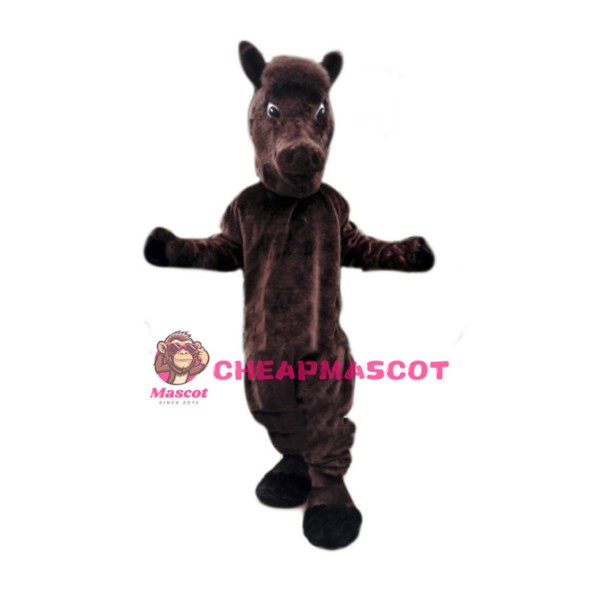 Brown Lightweight Horse Mascot Costume
