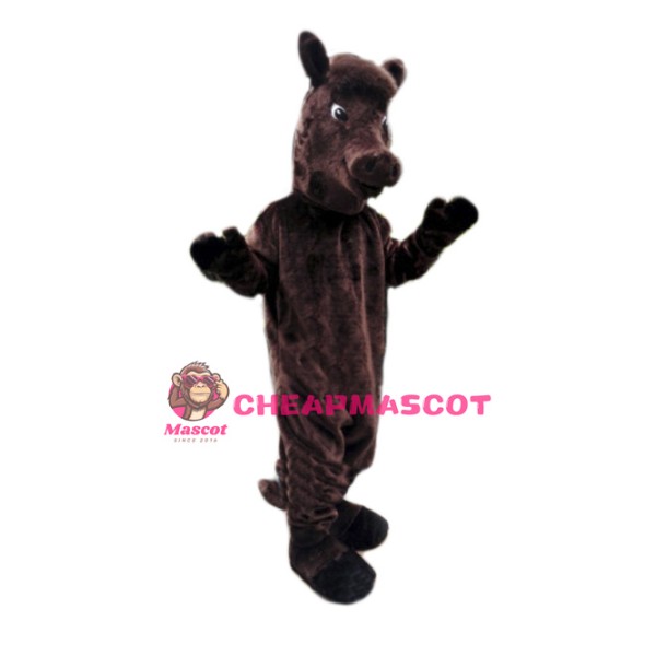 Brown Lightweight Horse Mascot Costume