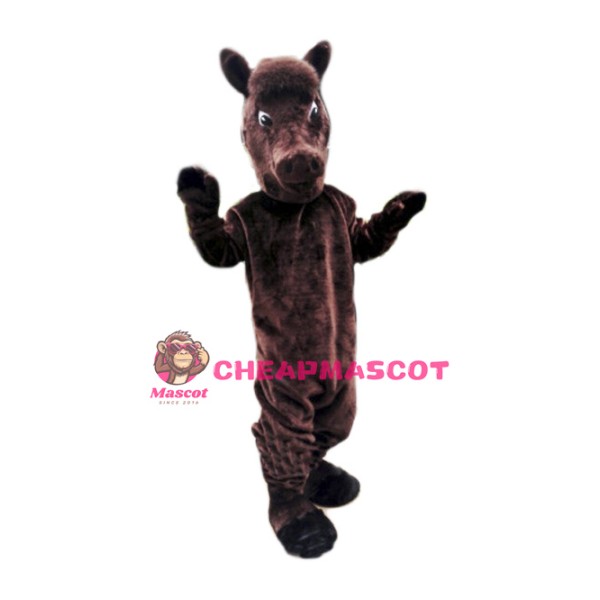 Brown Lightweight Horse Mascot Costume