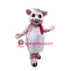 Pink Pig Chef Mascot Costume