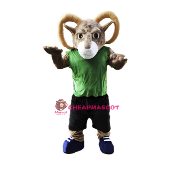 Power Sporty Ram Mascot Costume