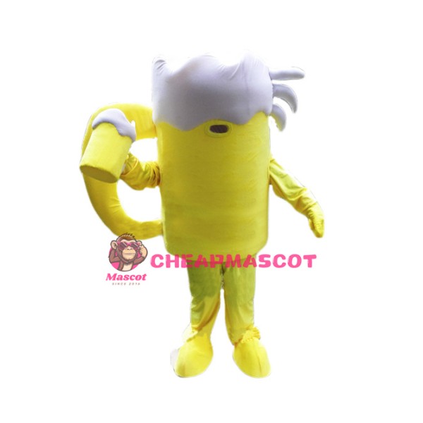 Cold Beer Cup Mascot Costume