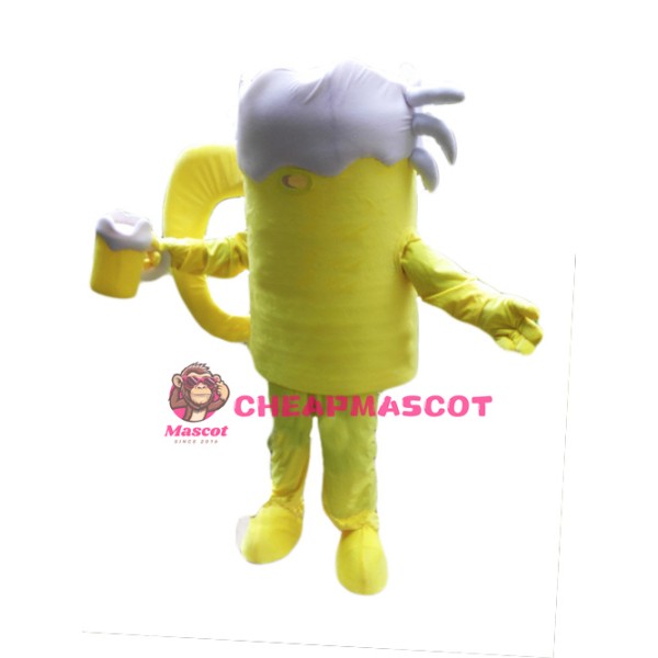 Cold Beer Cup Mascot Costume