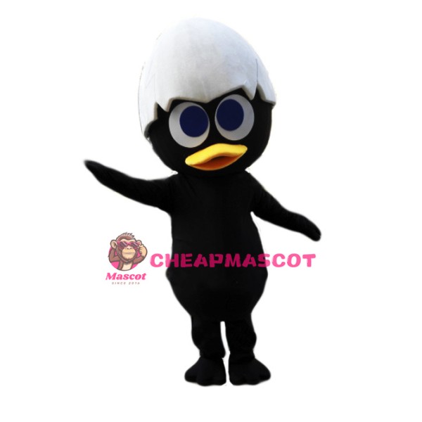 Black Chick Mascot Costume