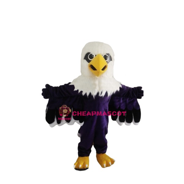 Purple Eagle Mascot Costume