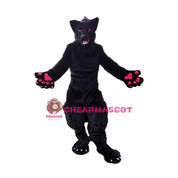 Red Eye Wolf Mascot Costume