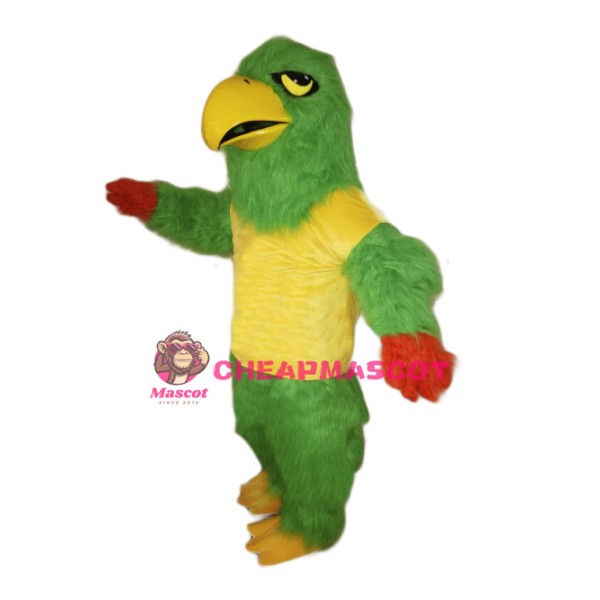 Green Falcon Mascot Costume