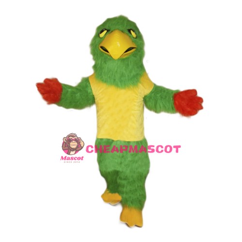 Green Falcon Mascot Costume