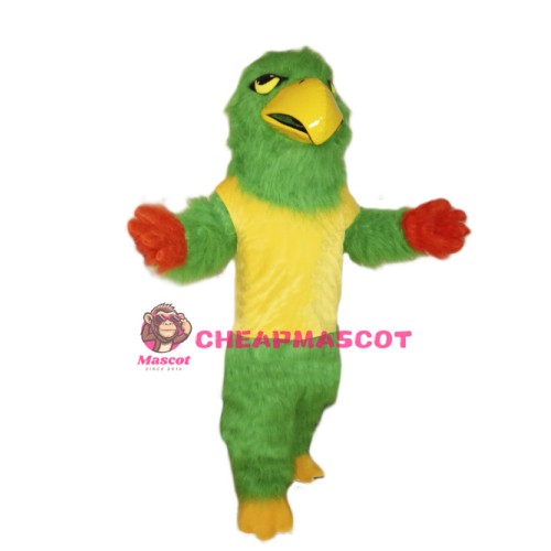 Green Falcon Mascot Costume
