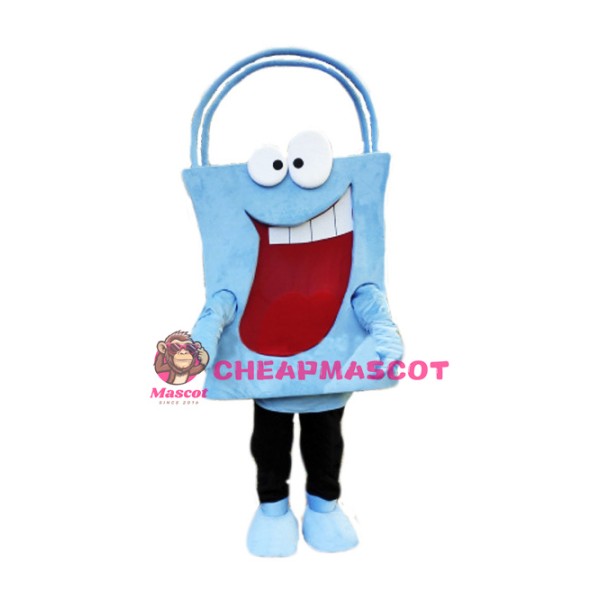 Blue Bag Mascot Costume
