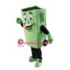 Green Garbage Bin Mascot Costume