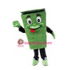 Green Garbage Bin Mascot Costume