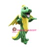 Happy Lightweight Green Dragon Mascot Costume
