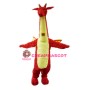 Red Dragon Mascot Costume
