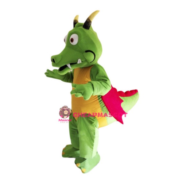 Cute Lightweight Green Dragon Mascot Costume