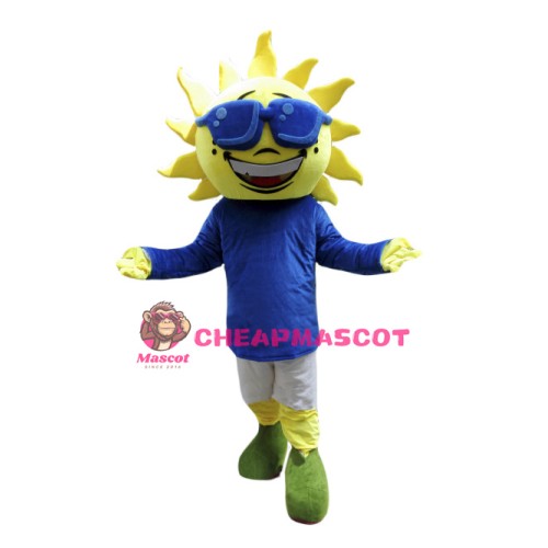 Sunflower Boy Mascot Costume