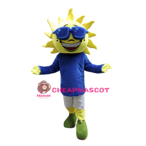 Sunflower Boy Mascot Costume