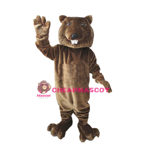 Friendly Lightweight Beaver Animal Mascot Costume